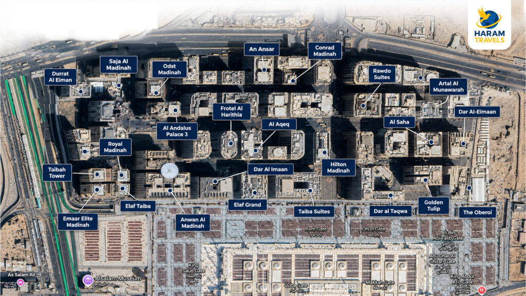 Best Hotels Near Masjid an-Nabawi in Madinah